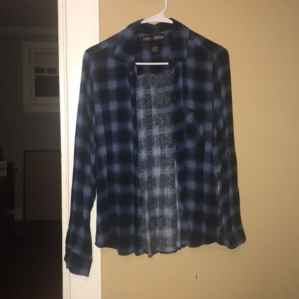 Blue flannel